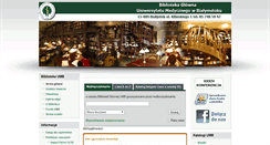 Desktop Screenshot of biblioteka.umwb.edu.pl